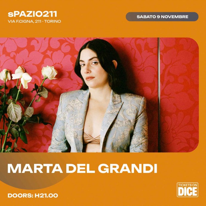 Marta Del Grandi in concerto a Torino sabato 9 novembre 2024